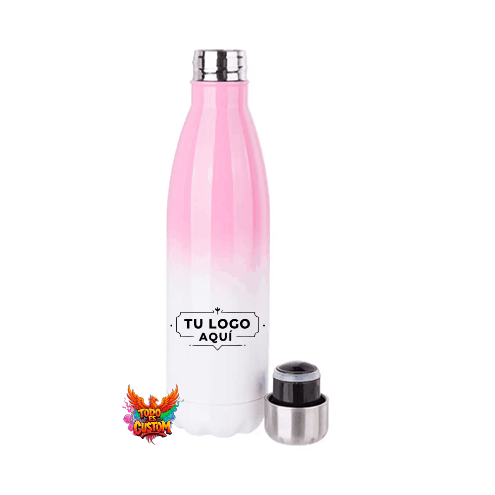 Botella degrade acero inox 500ml