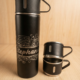 Termo de Acero Inoxidable Personalizado con Grabado Láser + 3 Tazas Incluidas ☕